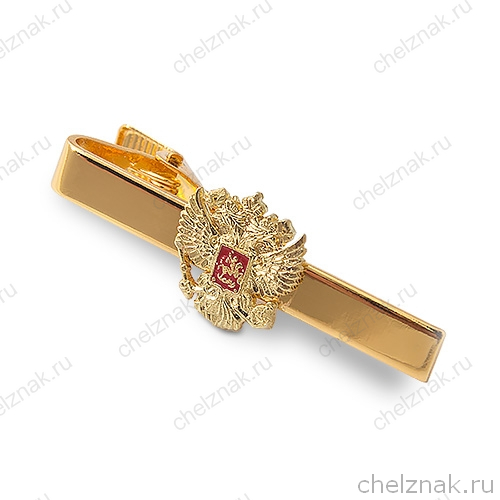 Зажим (заколка) для галстука «Герб России»