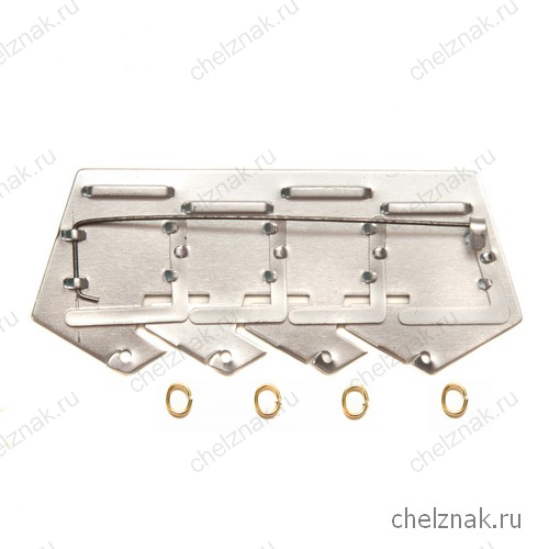 Колодка на 4 медали с колечками (на булавке)