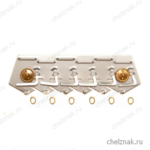 Колодка с колечками на 6 медалей (на винтовой закрутке)