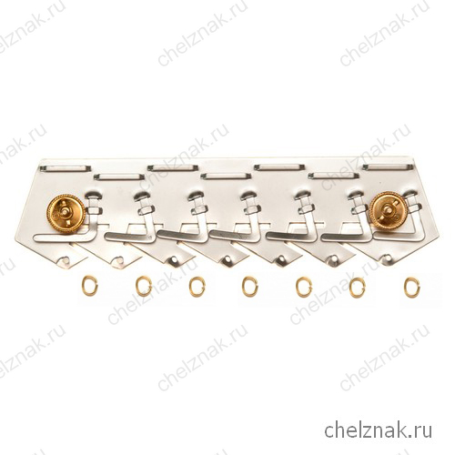 Колодка с колечками на 7 медалей (на винтовой закрутке)