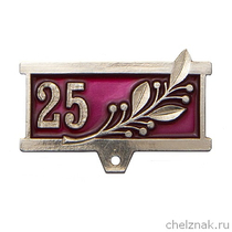 Колодка к знаку/медали 25 (серебро)