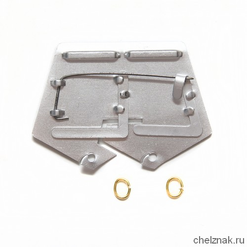 Колодка на 2 медали с колечками (на булавке)