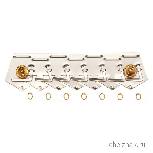 Колодка с колечками на 7 медалей (на винтовой закрутке)