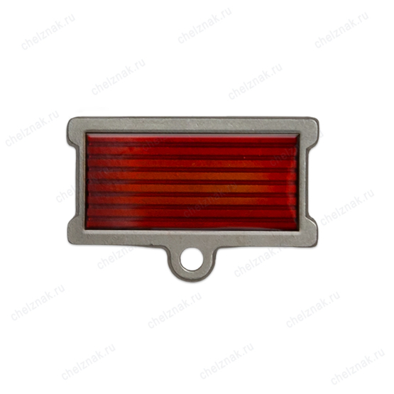 Колодка к знаку/медали прямоугольная, красная