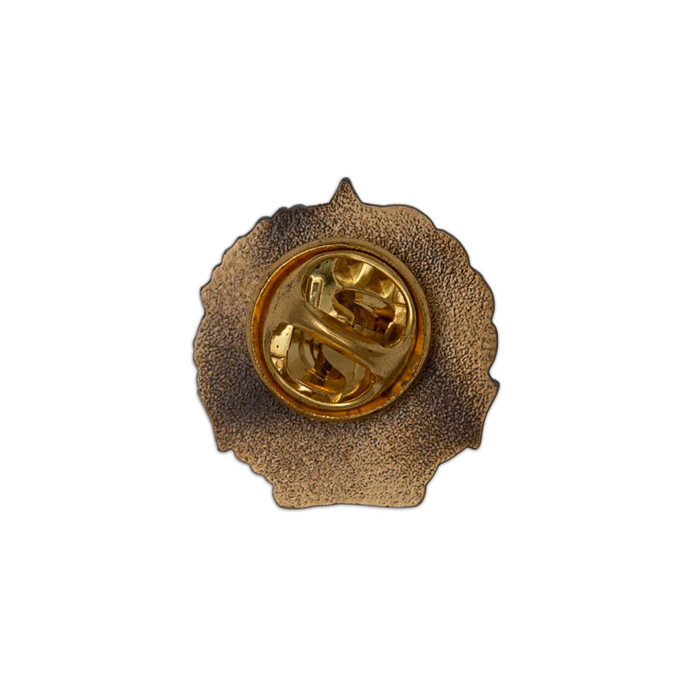 Реверс награды Значок «Ташкентское ВОКУ им. В.И.Ленина» (латунь)