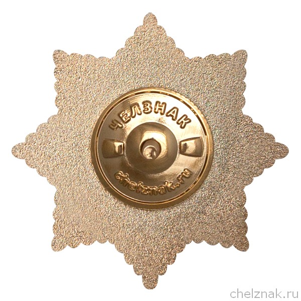 Реверс награды Знак «350 лет селу Нижнебалтачево» с бланком удостоверения