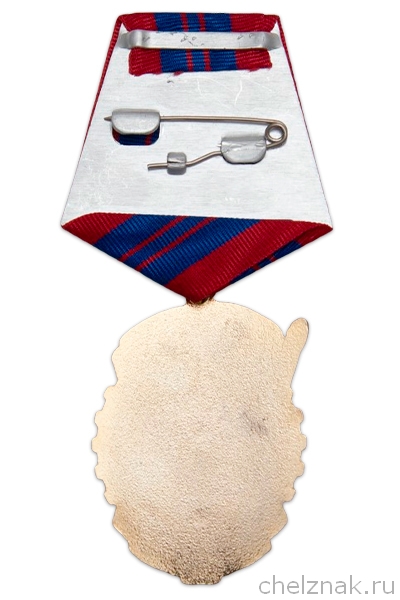 Реверс награды Знак на колодке «Ветеран профсоюза. Лесосибирский речной порт»