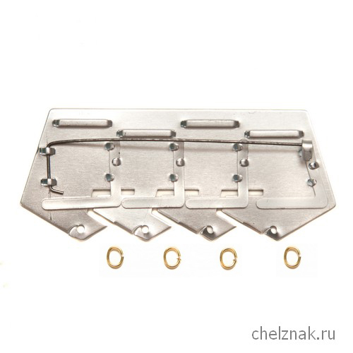 Колодка на 4 медали с колечками (на булавке)