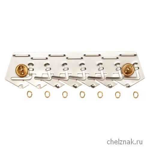 Колодка с колечками на 7 медалей (на винтовой закрутке)