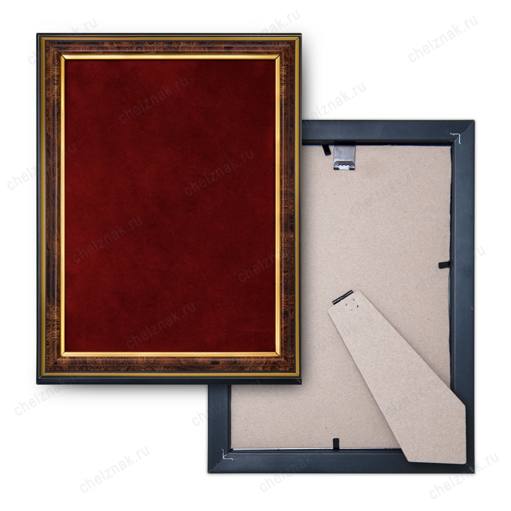 Реверс награды Панно для нагрудного знака