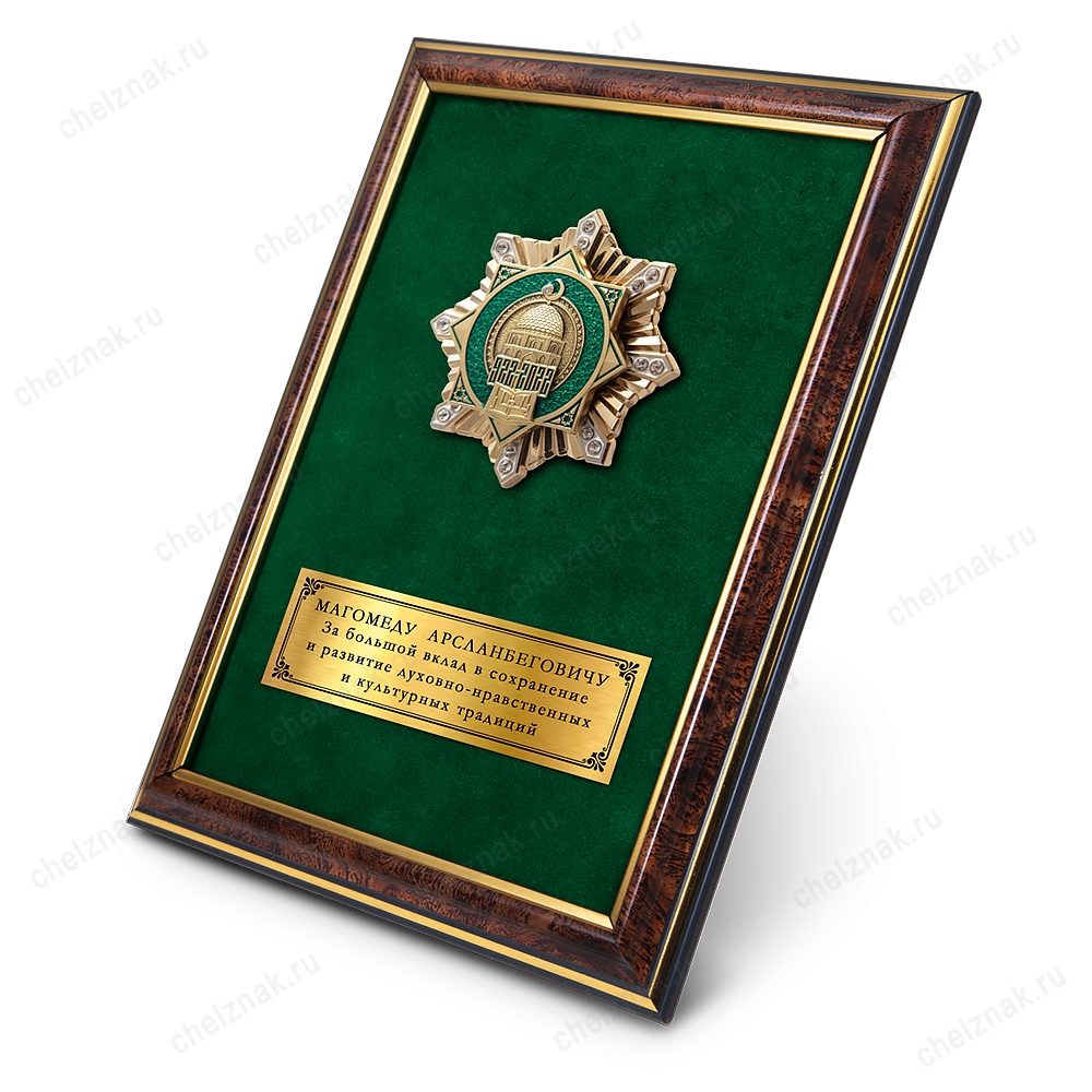 3D фото награды Панно для нагрудного знака, 2