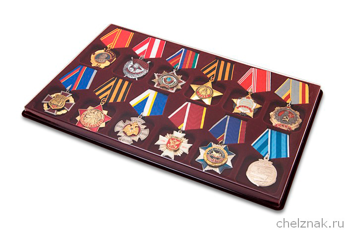 Планшет под ордена, 12 ячеек